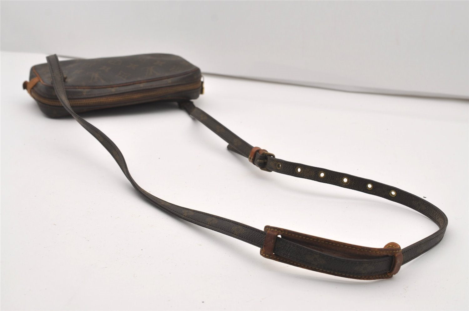 Auth Louis Vuitton Monogram Marly Bandouliere Shoulder Cross Bag M51828 LV 2567J