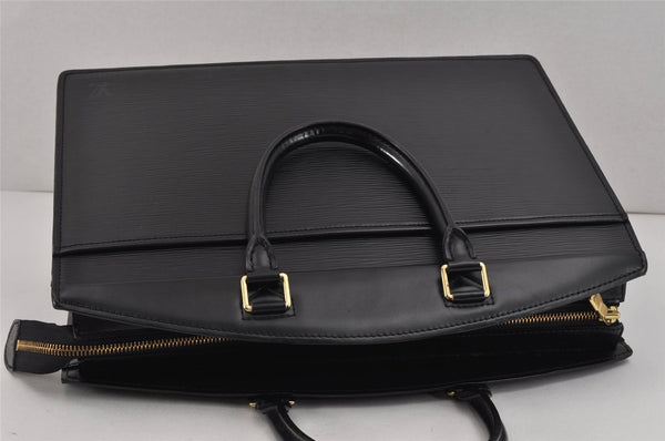 Authentic Louis Vuitton Epi Riviera Hand Bag Black M48182 LV Junk 2567K