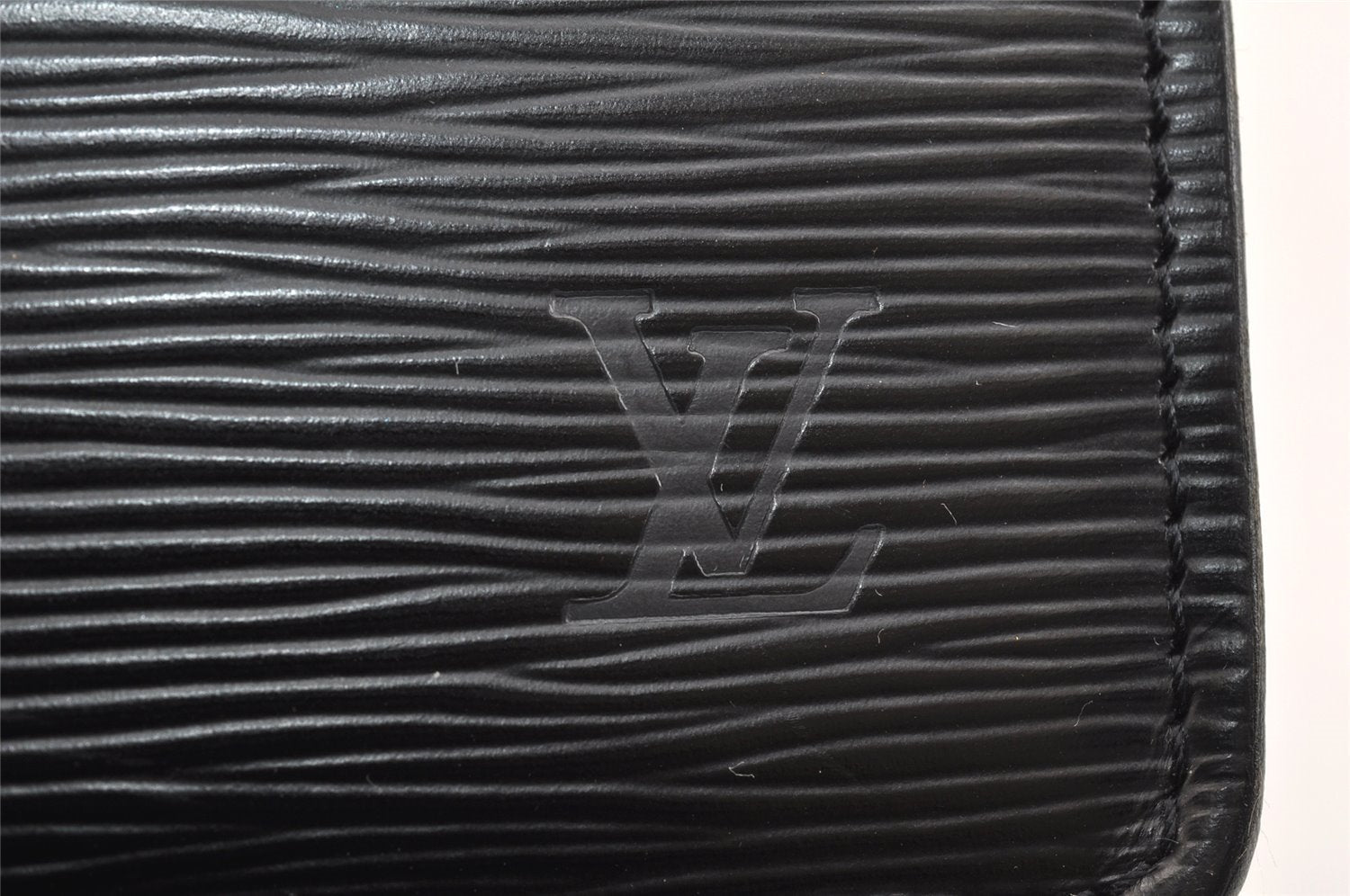 Authentic Louis Vuitton Epi Riviera Hand Bag Black M48182 LV Junk 2567K