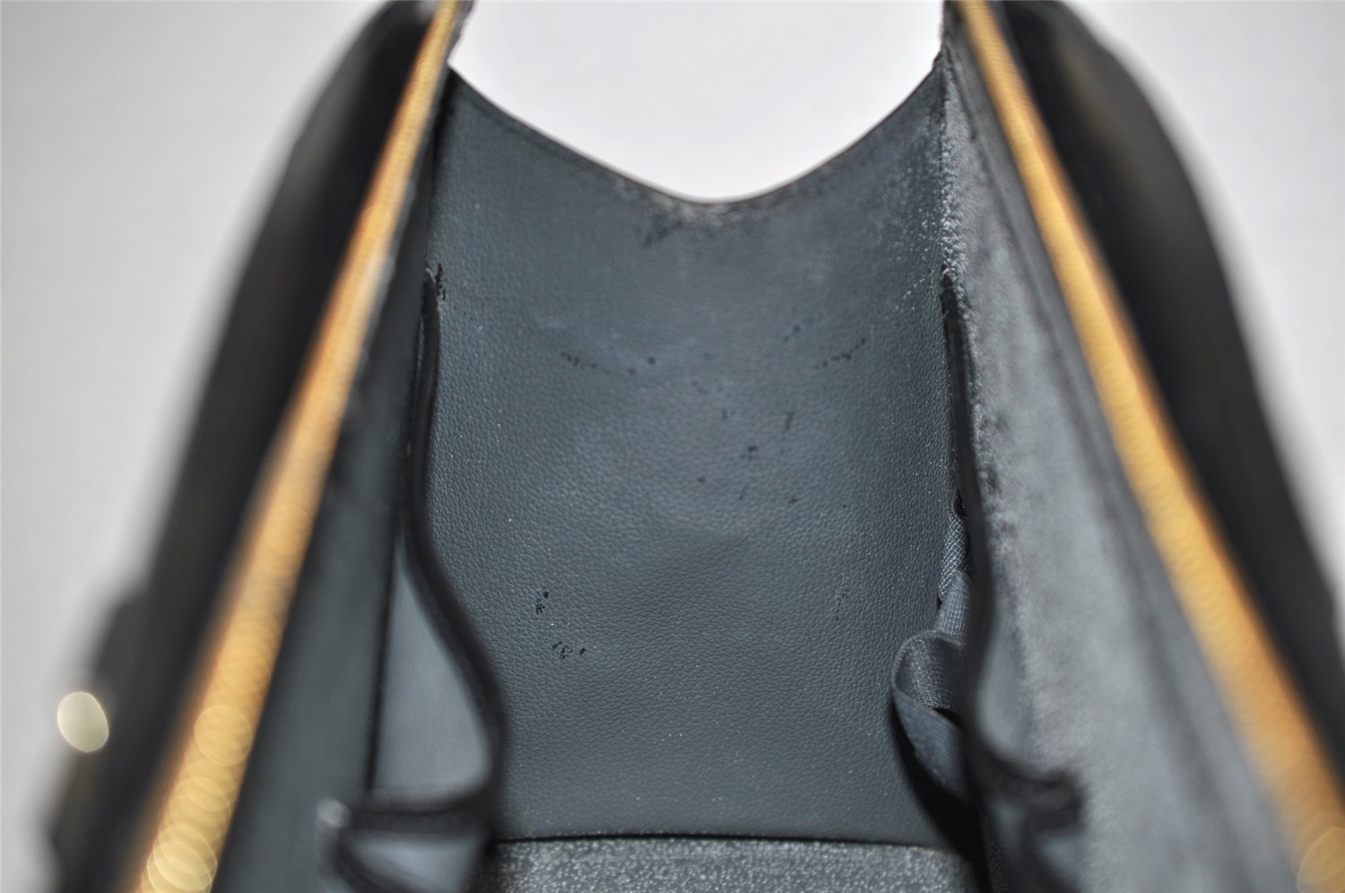 Authentic Louis Vuitton Epi Riviera Hand Bag Black M48182 LV Junk 2567K