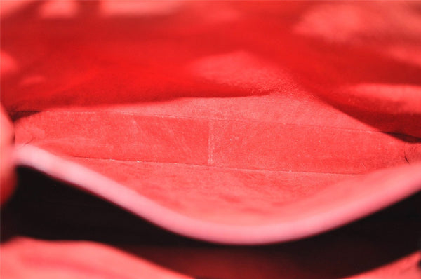 Authentic GUCCI Bamboo Vintage Hand Bag Purse Leather 0021061 Black 2568I