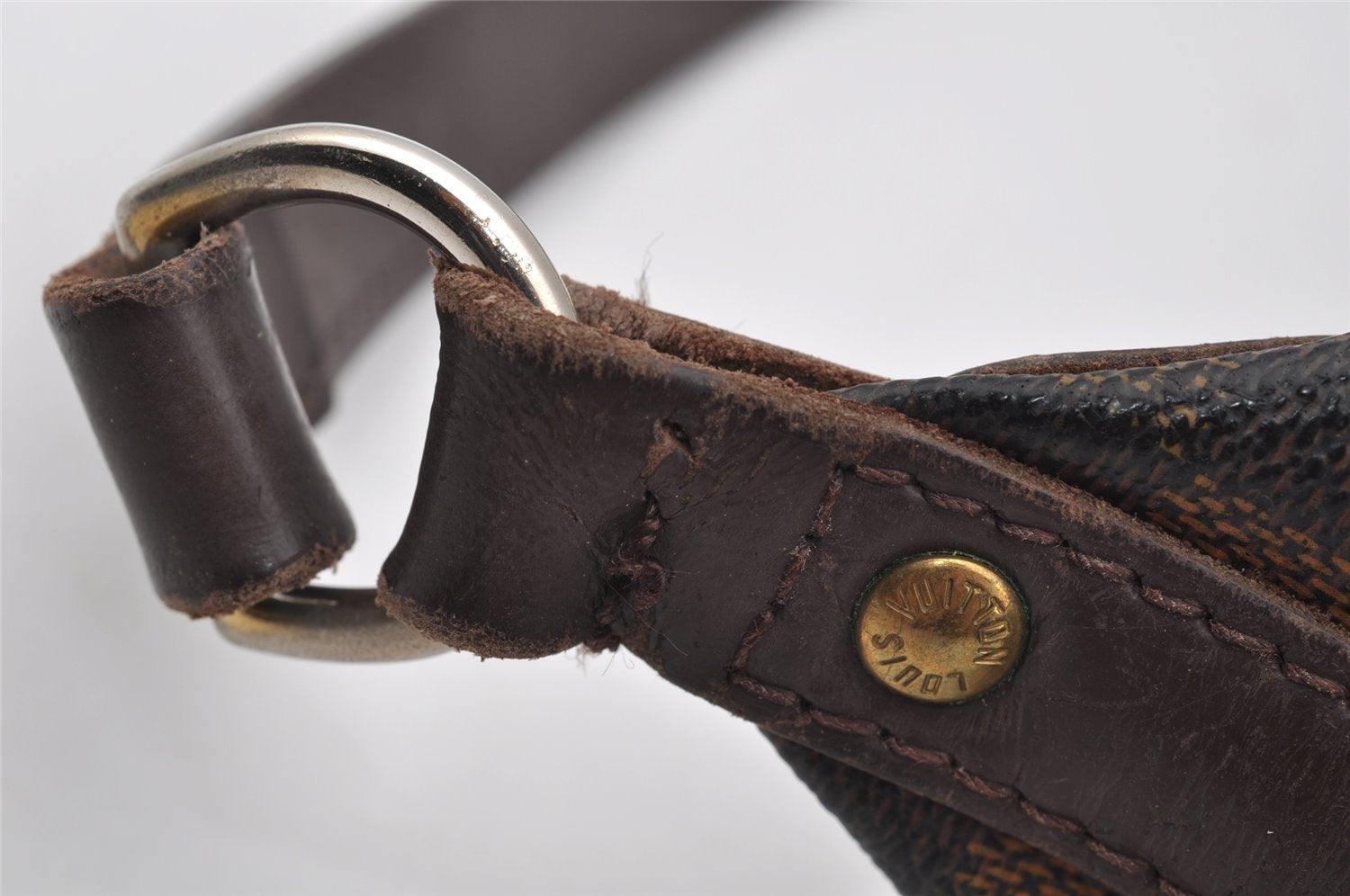 Authentic Louis Vuitton Damier Illovo MM Shoulder Hand Bag N51995 LV Junk 2569I