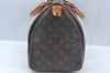 Authentic Louis Vuitton Monogram Speedy 35 Hand Boston Bag M41524 LV 2569K