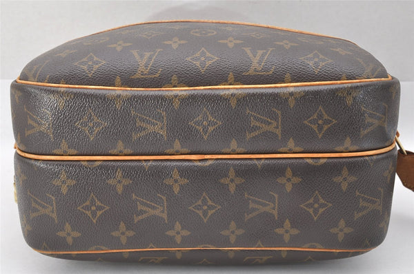 Authentic Louis Vuitton Monogram Reporter PM Shoulder Bag M45254 Junk 2570J