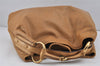 Authentic GUCCI Vintage Horsebit Shoulder Hand Bag Leather 114900 Brown 2570K