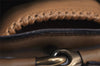 Authentic GUCCI Vintage Horsebit Shoulder Hand Bag Leather 114900 Brown 2570K