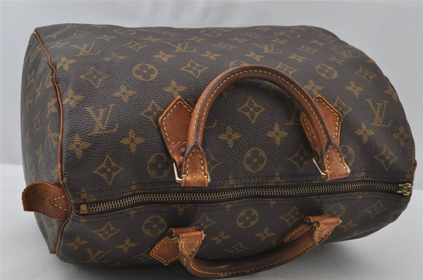 Authentic Louis Vuitton Monogram Speedy 30 Hand Boston Bag M41526 Junk 2571J
