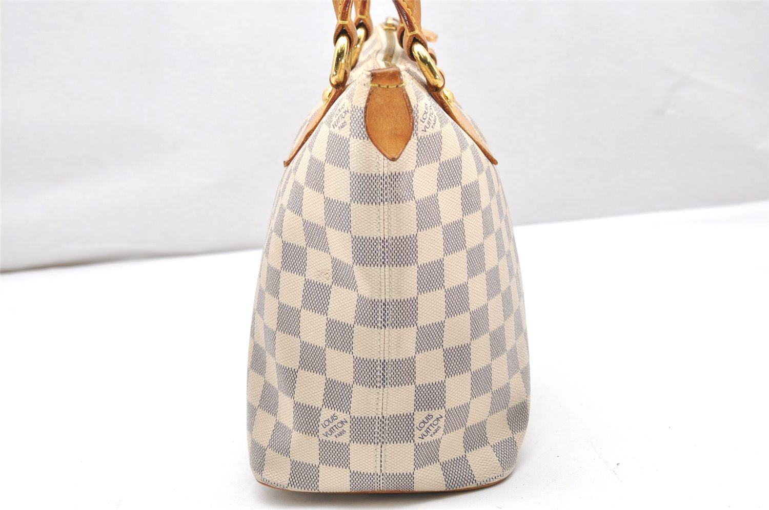 Authentic Louis Vuitton Damier Azur Saleya PM Shoulder Tote Bag N51186 LV 2571K