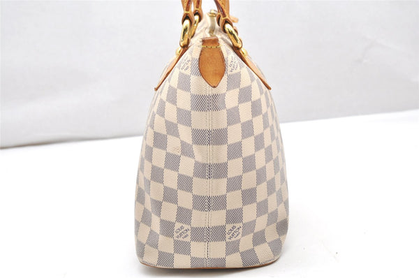Authentic Louis Vuitton Damier Azur Saleya PM Shoulder Tote Bag N51186 LV 2571K