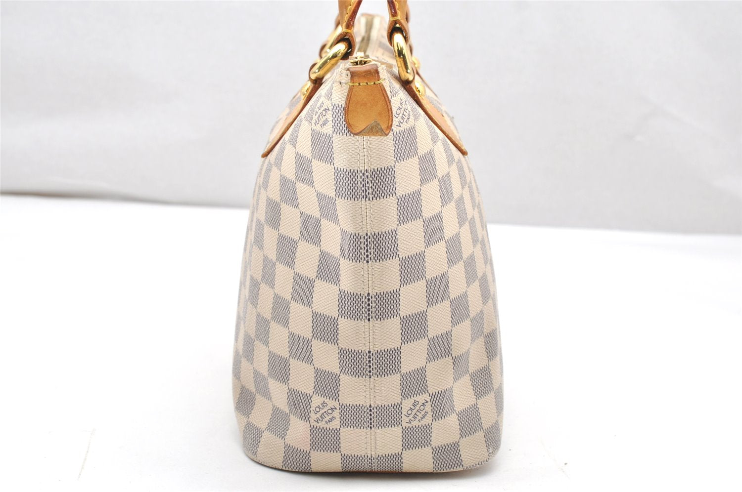 Authentic Louis Vuitton Damier Azur Saleya PM Shoulder Tote Bag N51186 LV 2571K