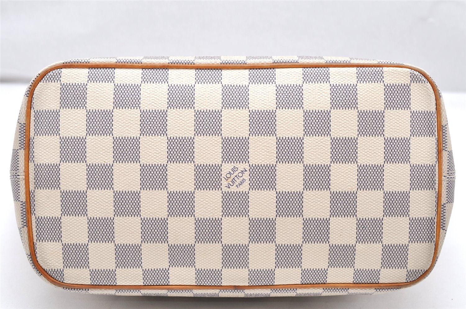 Authentic Louis Vuitton Damier Azur Saleya PM Shoulder Tote Bag N51186 LV 2571K