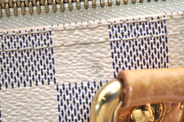 Authentic Louis Vuitton Damier Azur Saleya PM Shoulder Tote Bag N51186 LV 2571K