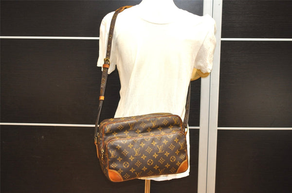 Authentic Louis Vuitton Monogram Nile Shoulder Cross Body Bag M45244 LV 2572I