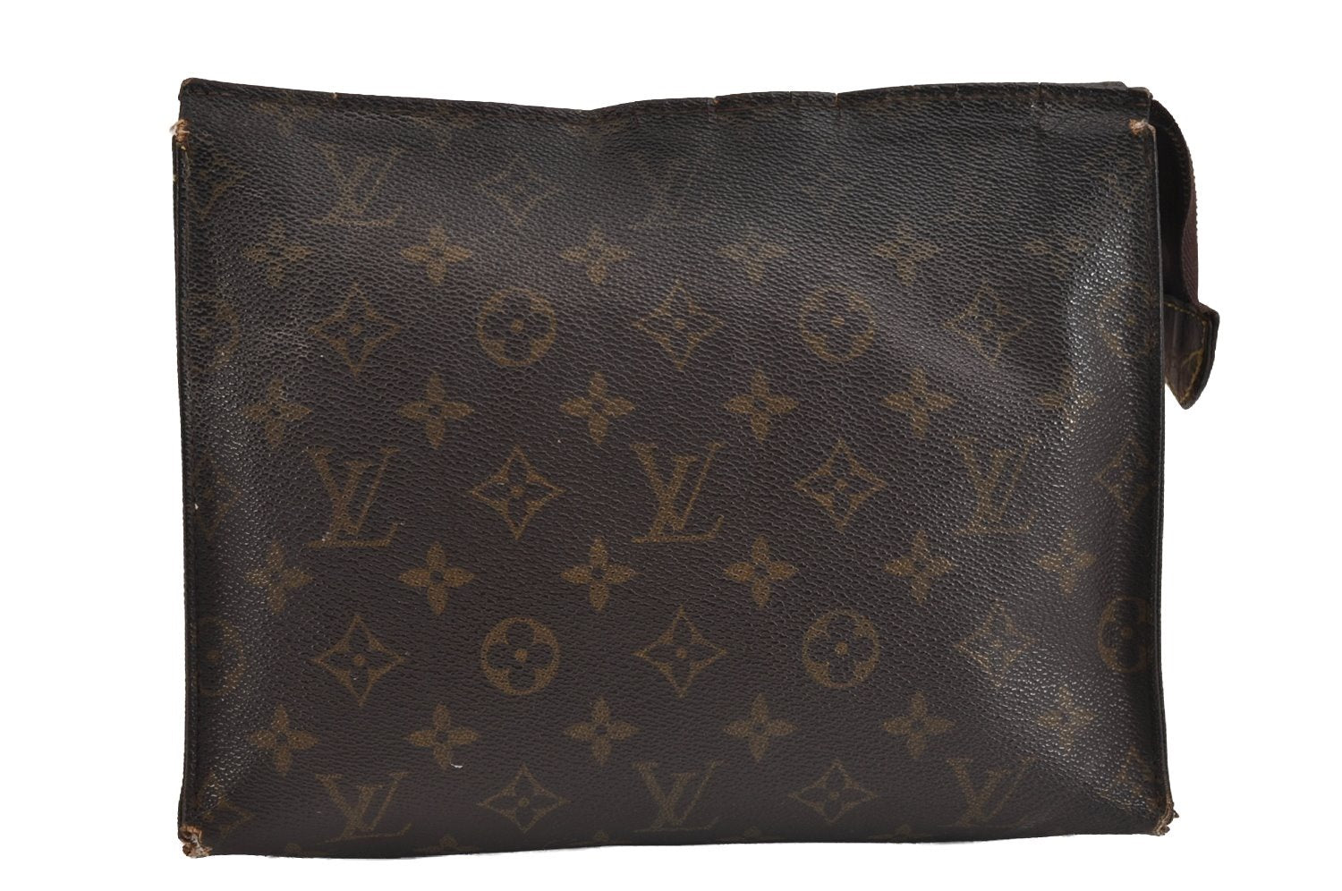 Authentic Louis Vuitton Monogram Poche Toilette 26 M47542 Pouch Junk 2572J