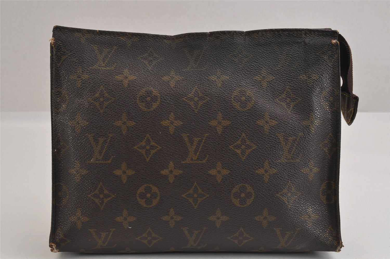 Authentic Louis Vuitton Monogram Poche Toilette 26 M47542 Pouch Junk 2572J
