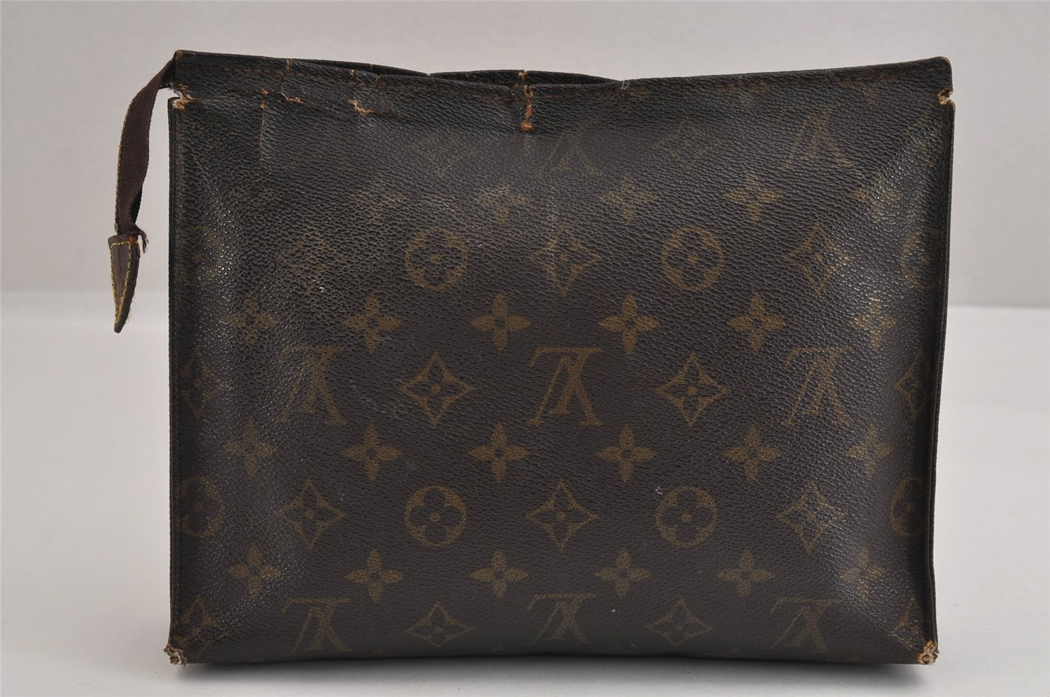 Authentic Louis Vuitton Monogram Poche Toilette 26 M47542 Pouch Junk 2572J