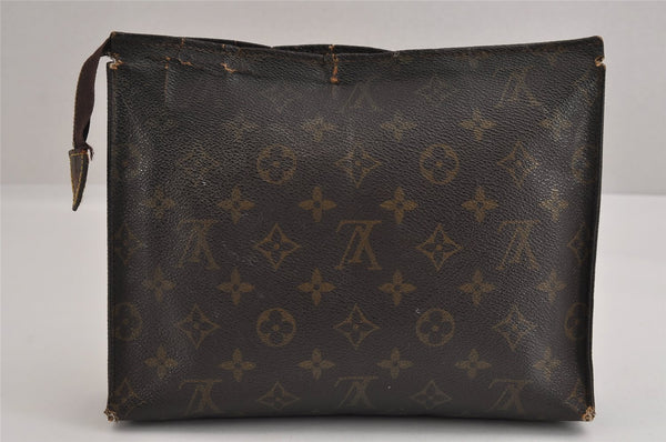 Authentic Louis Vuitton Monogram Poche Toilette 26 M47542 Pouch Junk 2572J