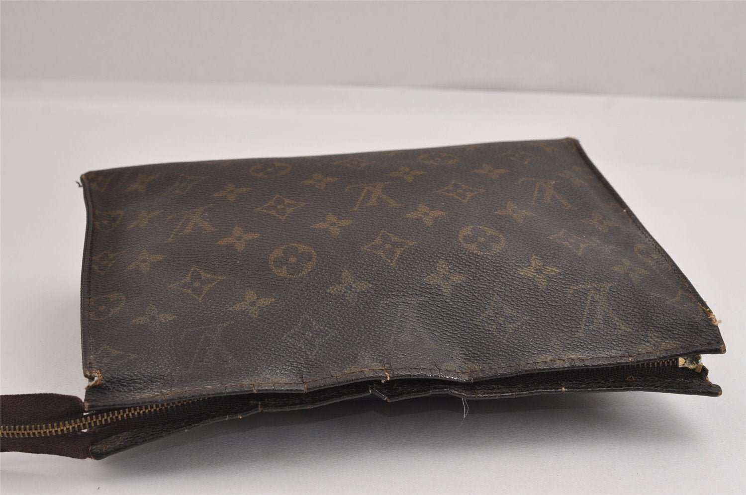 Authentic Louis Vuitton Monogram Poche Toilette 26 M47542 Pouch Junk 2572J