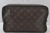 Auth Louis Vuitton Monogram Trousse Toilette 28 Clutch Hand Bag M47522 LV 2573J