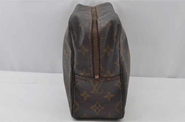 Auth Louis Vuitton Monogram Trousse Toilette 28 Clutch Hand Bag M47522 LV 2573J