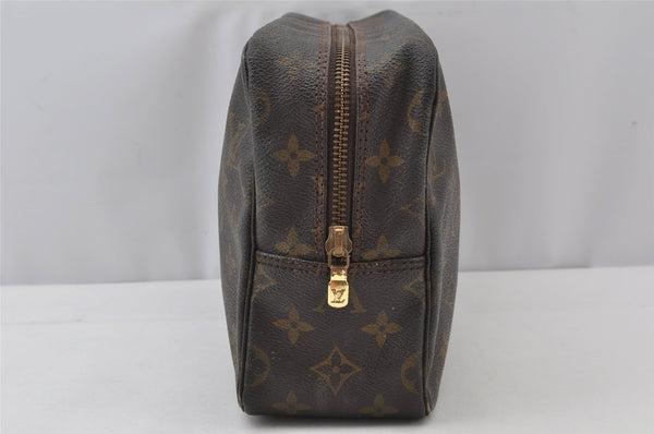 Auth Louis Vuitton Monogram Trousse Toilette 28 Clutch Hand Bag M47522 LV 2573J