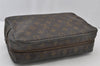 Auth Louis Vuitton Monogram Trousse Toilette 28 Clutch Hand Bag M47522 LV 2573J
