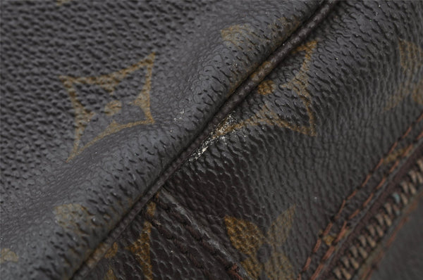 Auth Louis Vuitton Monogram Trousse Toilette 28 Clutch Hand Bag M47522 LV 2573J