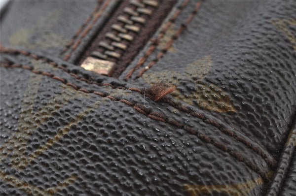 Auth Louis Vuitton Monogram Trousse Toilette 28 Clutch Hand Bag M47522 LV 2573J