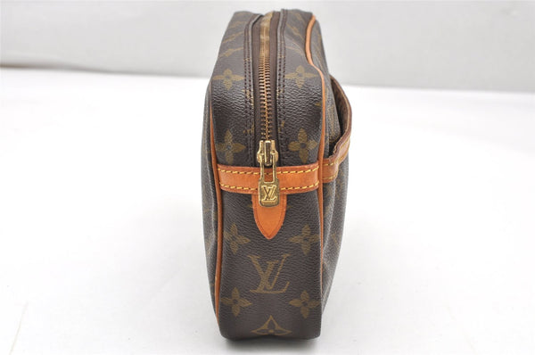Authentic Louis Vuitton Monogram Compiegne 23 Clutch Hand Bag M51847 LV 2573K