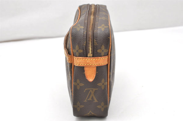 Authentic Louis Vuitton Monogram Compiegne 23 Clutch Hand Bag M51847 LV 2573K