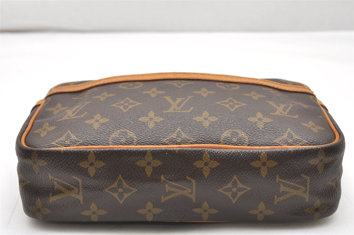 Authentic Louis Vuitton Monogram Compiegne 23 Clutch Hand Bag M51847 LV 2573K