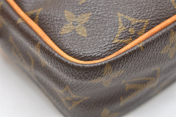 Authentic Louis Vuitton Monogram Compiegne 23 Clutch Hand Bag M51847 LV 2573K