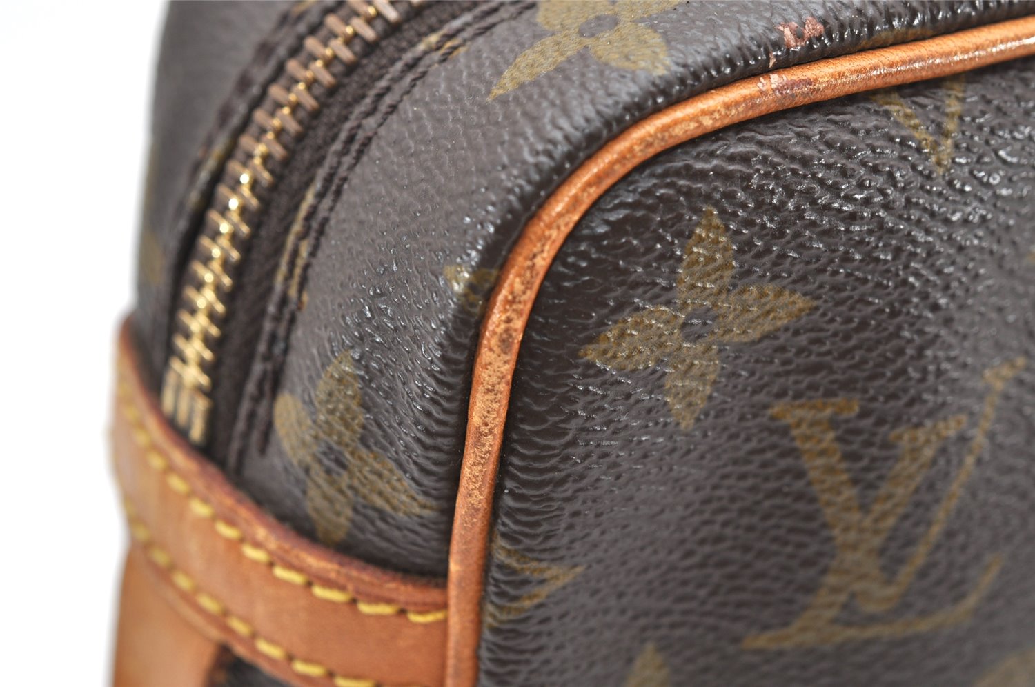 Authentic Louis Vuitton Monogram Compiegne 23 Clutch Hand Bag M51847 LV 2573K