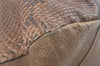 Authentic GUCCI Greenwich Shoulder Hand Bag Leather 257050 Brown 2574K
