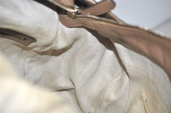 Authentic GUCCI Greenwich Shoulder Hand Bag Leather 257050 Brown 2574K