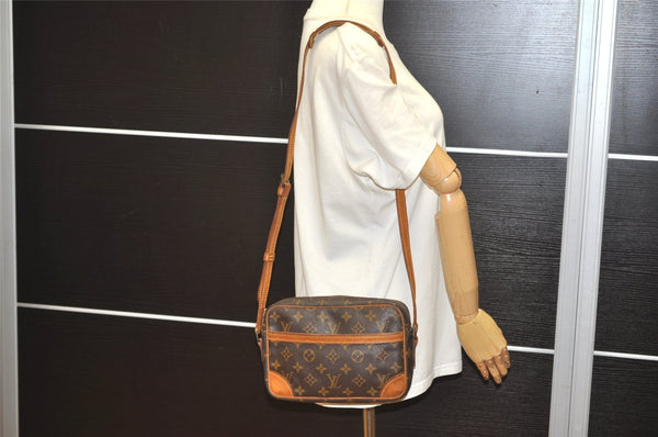 Authentic Louis Vuitton Monogram Trocadero 23 Shoulder Cross Bag M51276 LV 2576I