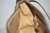 Authentic GUCCI Web Sherry Line Shoulder Cross Bag GG PVC Leather Brown 2576J