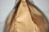 Authentic GUCCI Web Sherry Line Shoulder Cross Bag GG PVC Leather Brown 2576J