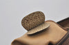 Authentic GUCCI Web Sherry Line Shoulder Cross Bag GG PVC Leather Brown 2576J