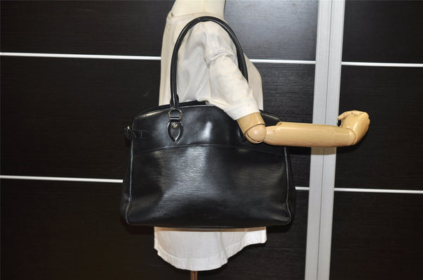 Authentic Louis Vuitton Epi Passy GM Shoulder Hand Bag Black M59252 LV 2576K