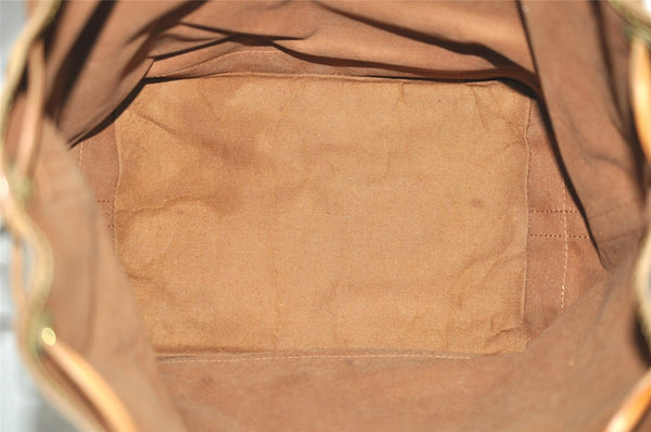 Authentic Louis Vuitton Monogram Noe Shoulder Drawstring Bag M42224 LV 2578I