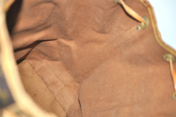 Authentic Louis Vuitton Monogram Noe Shoulder Drawstring Bag M42224 LV 2578I