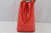 Authentic Louis Vuitton Vernis Reade PM Hand Bag Red M91088 LV 2578J