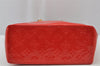 Authentic Louis Vuitton Vernis Reade PM Hand Bag Red M91088 LV 2578J