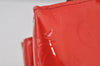 Authentic Louis Vuitton Vernis Reade PM Hand Bag Red M91088 LV 2578J