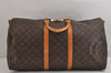 Authentic Louis Vuitton Monogram Keepall Bandouliere 55 M41414 Boston Bag 2579J