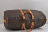 Authentic Louis Vuitton Monogram Keepall Bandouliere 55 M41414 Boston Bag 2579J