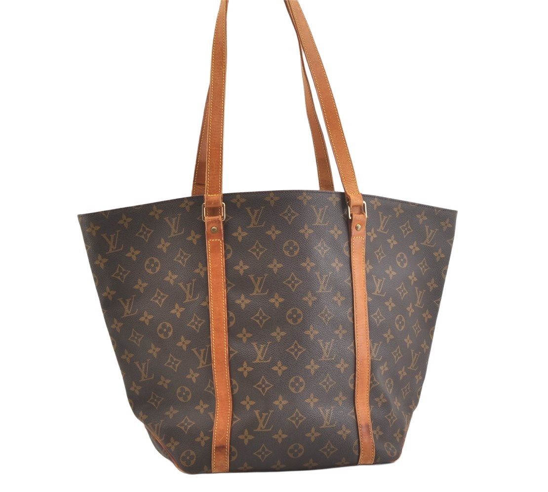 Authentic Louis Vuitton Monogram Sac Shopping PM Tote Bag M51108 LV 2579K