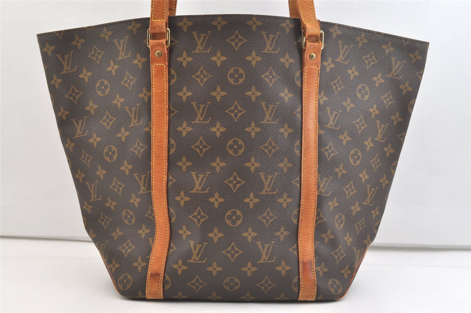 Authentic Louis Vuitton Monogram Sac Shopping PM Tote Bag M51108 LV 2579K