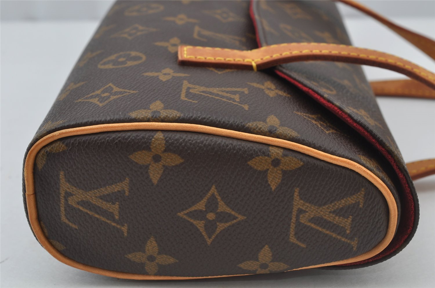 Authentic Louis Vuitton Monogram Sonatine Hand Bag Purse M51902 LV 2580J